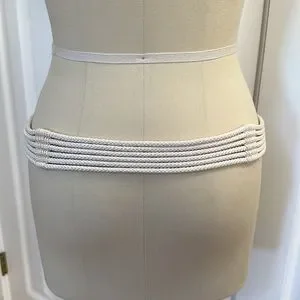 Theory | Accessories | Theory Leather And Rope Belt Ml New 